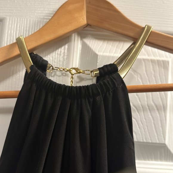 Macy’s black long dress sz8 - Picture 3 of 5